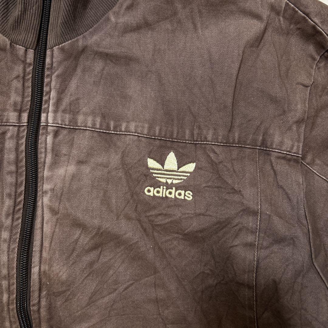 adidas アディダスオリジナルス トラックジャケット ブルゾン XL 茶色
