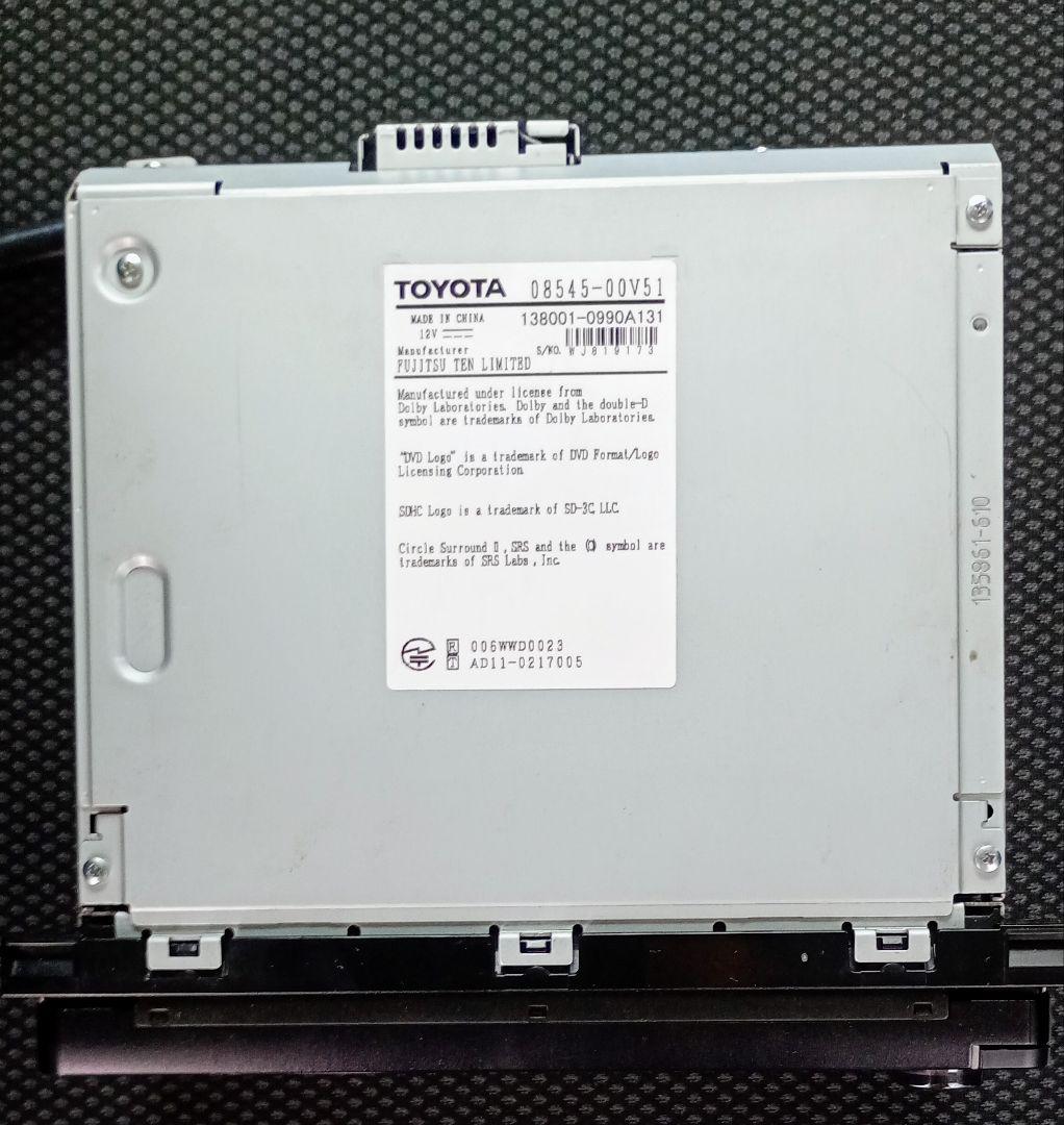 NSZT-W62G　トヨタ純正SDナビ完動品　富士通　Bluetooth