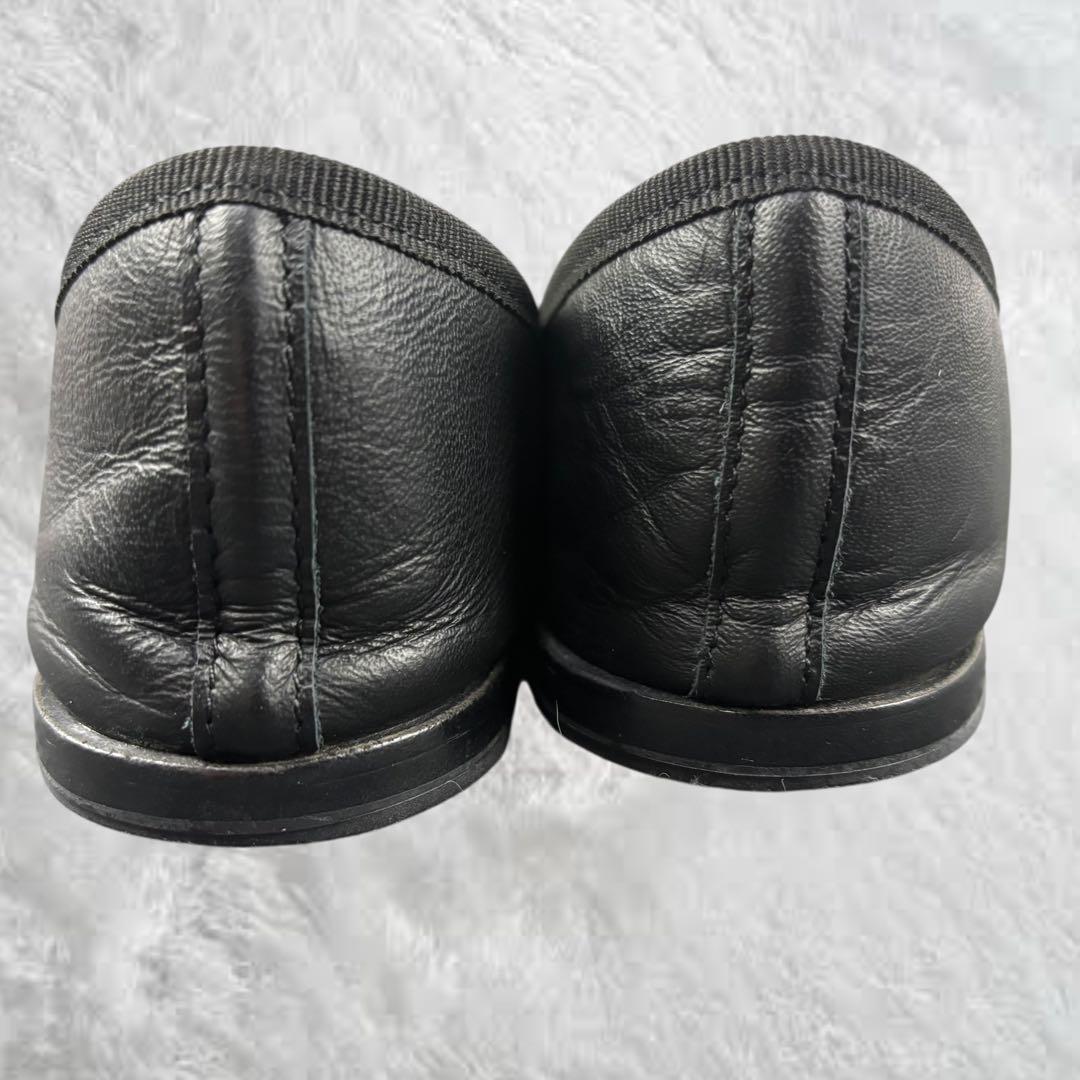 レペット repetto サンドリオン バレエシューズ 38 ブラック レザー