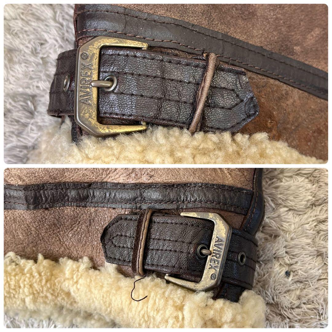 や*ん様 【USA製】AVIREX B-3 リアルムートン フライトジャケット