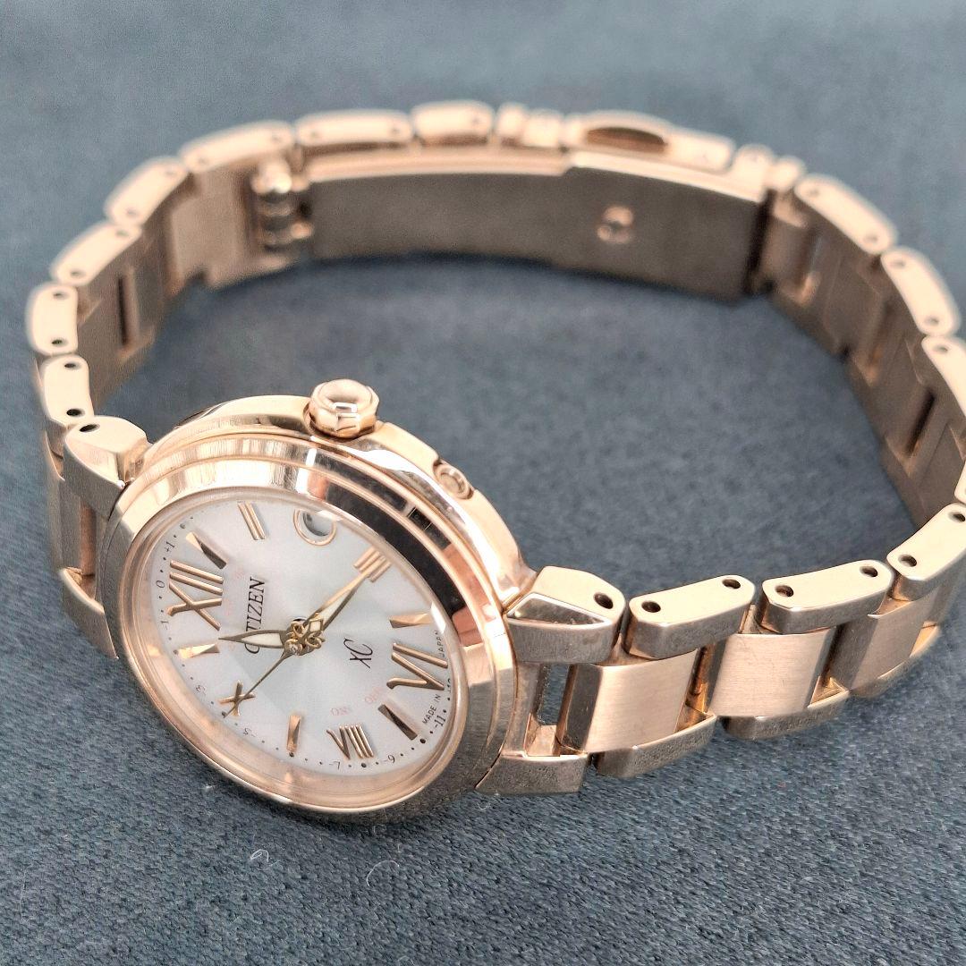 ✨人気 シチズン ハッピーフライト CITIZEN ソーラー 電波 ピンク