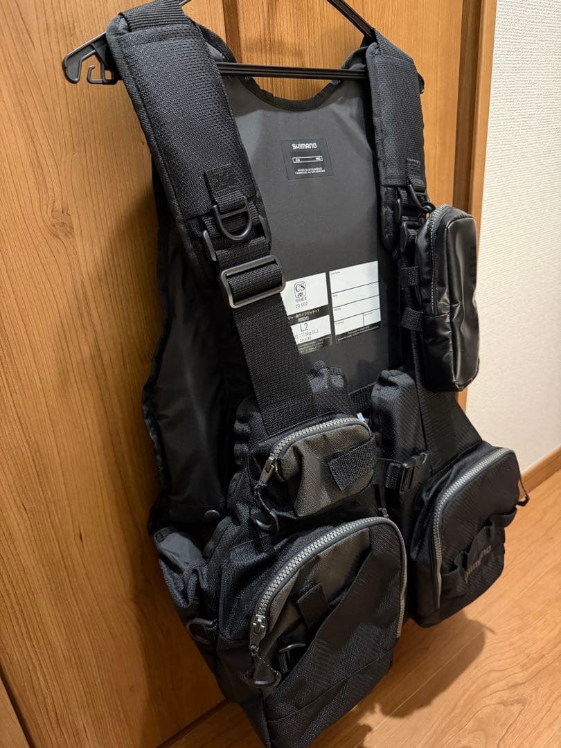 カ*ゴ様 シマノ SHIMANO ゲームベストVF-024U ブラック