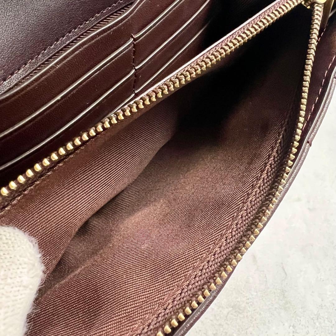 専用　TORY BURCH ターンロック ブラウン 長財布 8194