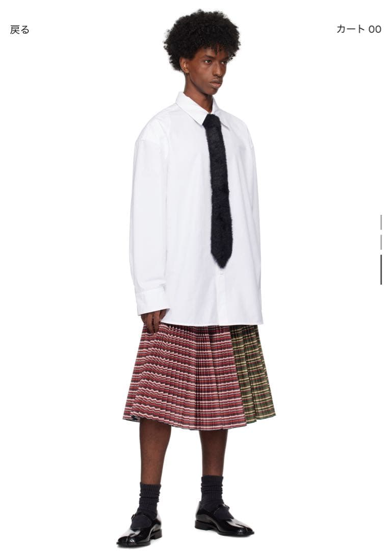 CHARLES JEFFREY LOVERBOY Fluffy ネクタイ