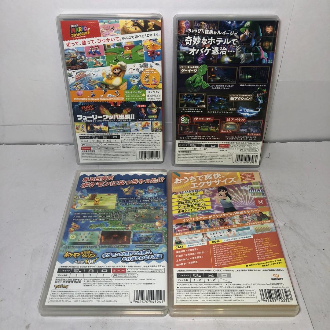 チ*ビ様 【まとめ売り】Nintendo Switch ゲーム4本セット ポケモ