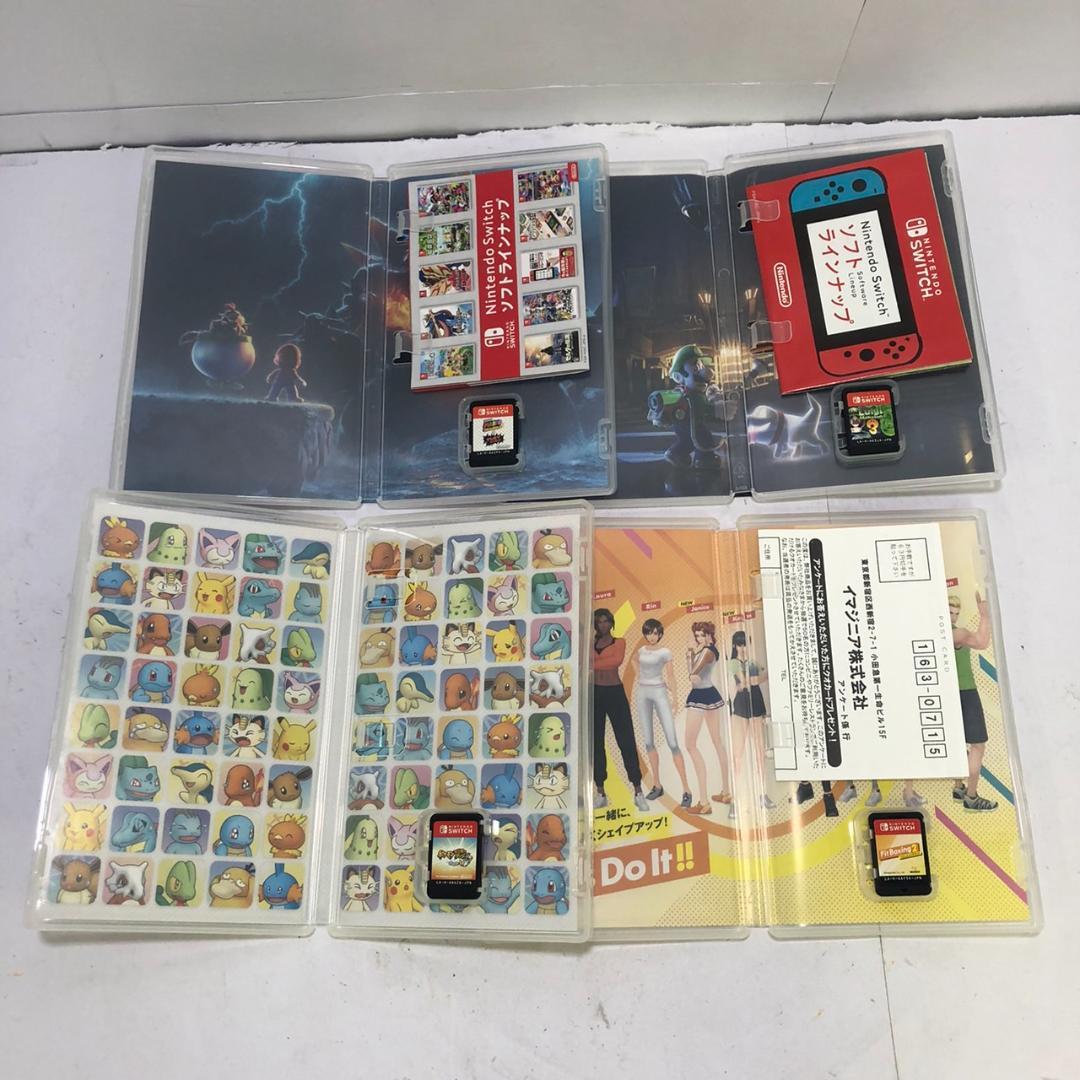チ*ビ様 【まとめ売り】Nintendo Switch ゲーム4本セット ポケモ
