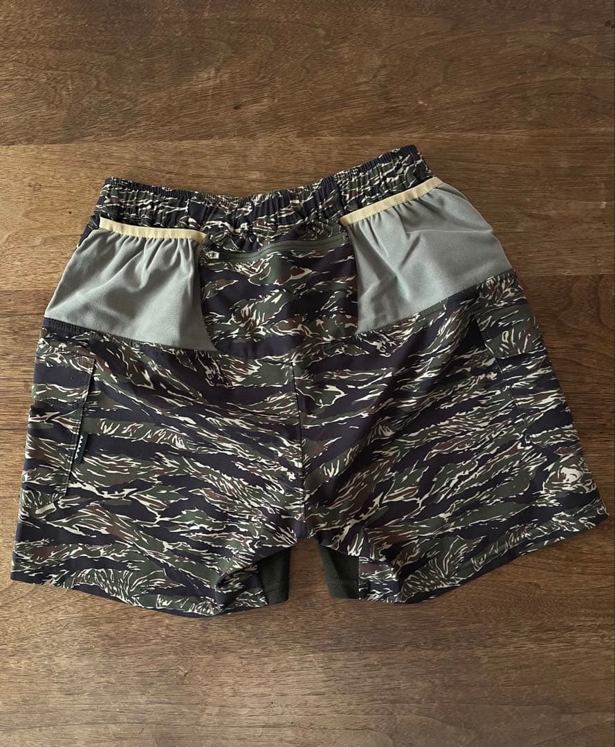 MMA マウンテンマーシャルアーツ タイガーカモ ランニングパンツ XS