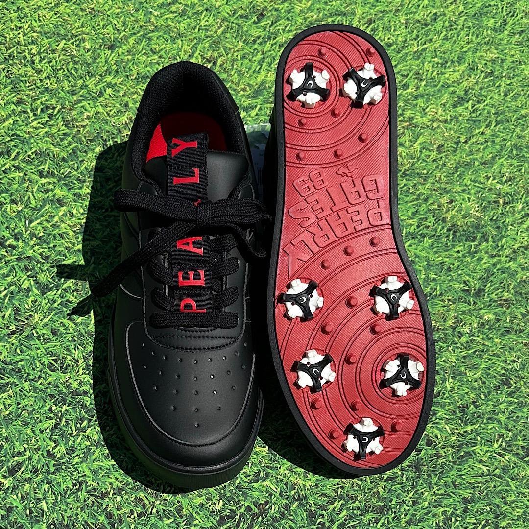 パーリーゲイツ 定価35200円 メンズ ゴルフシューズ 25.5cm