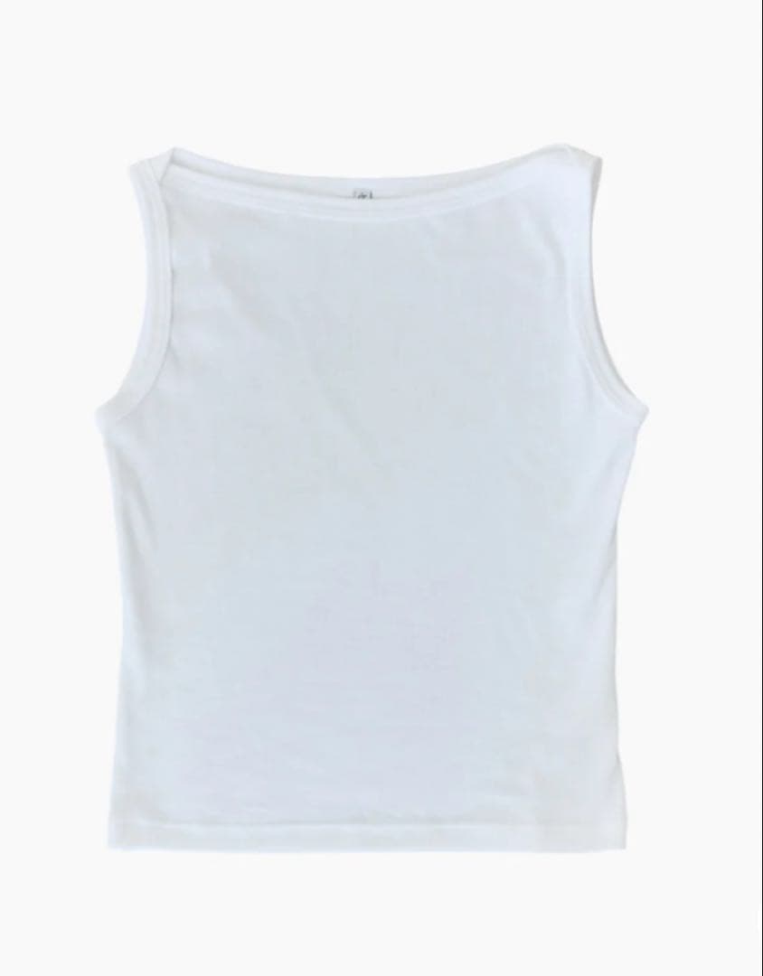 トップス boat neck tanktop