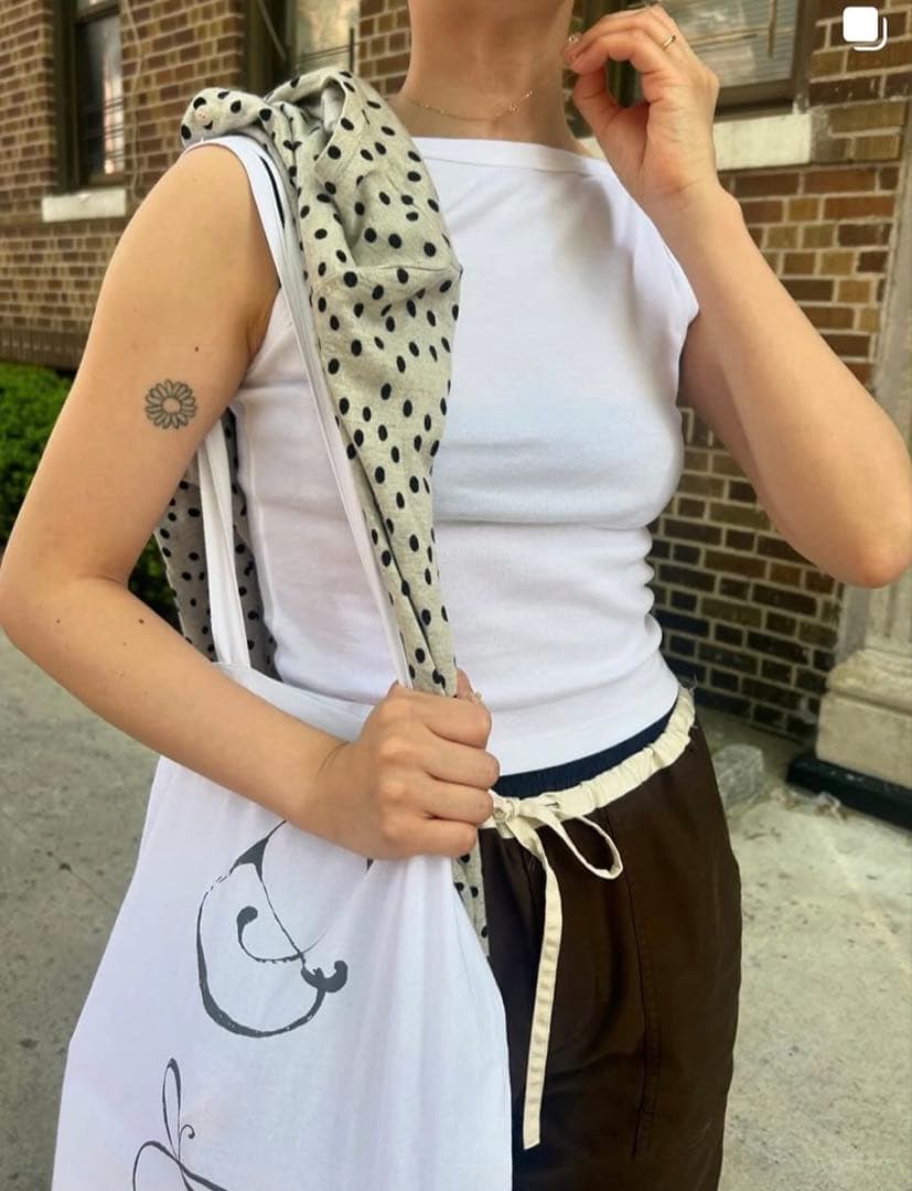 トップス boat neck tanktop