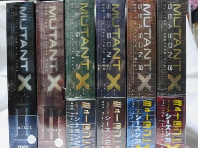 【セル版/美品/6点】ミュータントX:シーズン1~3:コンプリートDVD-BOX