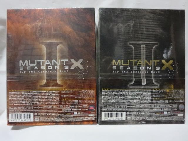 【セル版/美品/6点】ミュータントX:シーズン1~3:コンプリートDVD-BOX