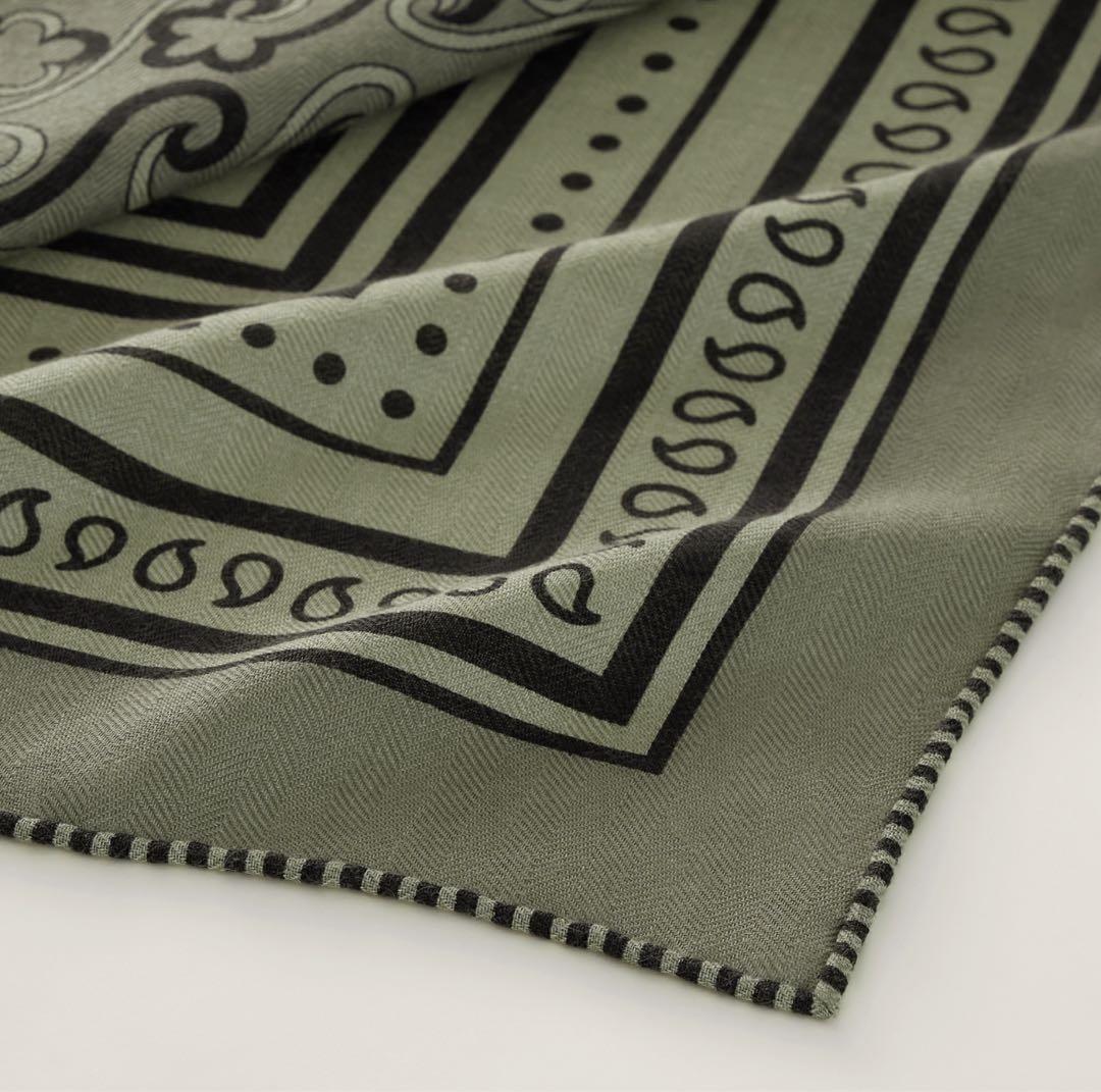 新品 エルメス HERMES カシシル カシミアシルク バンダナ　アマゾンの祭典