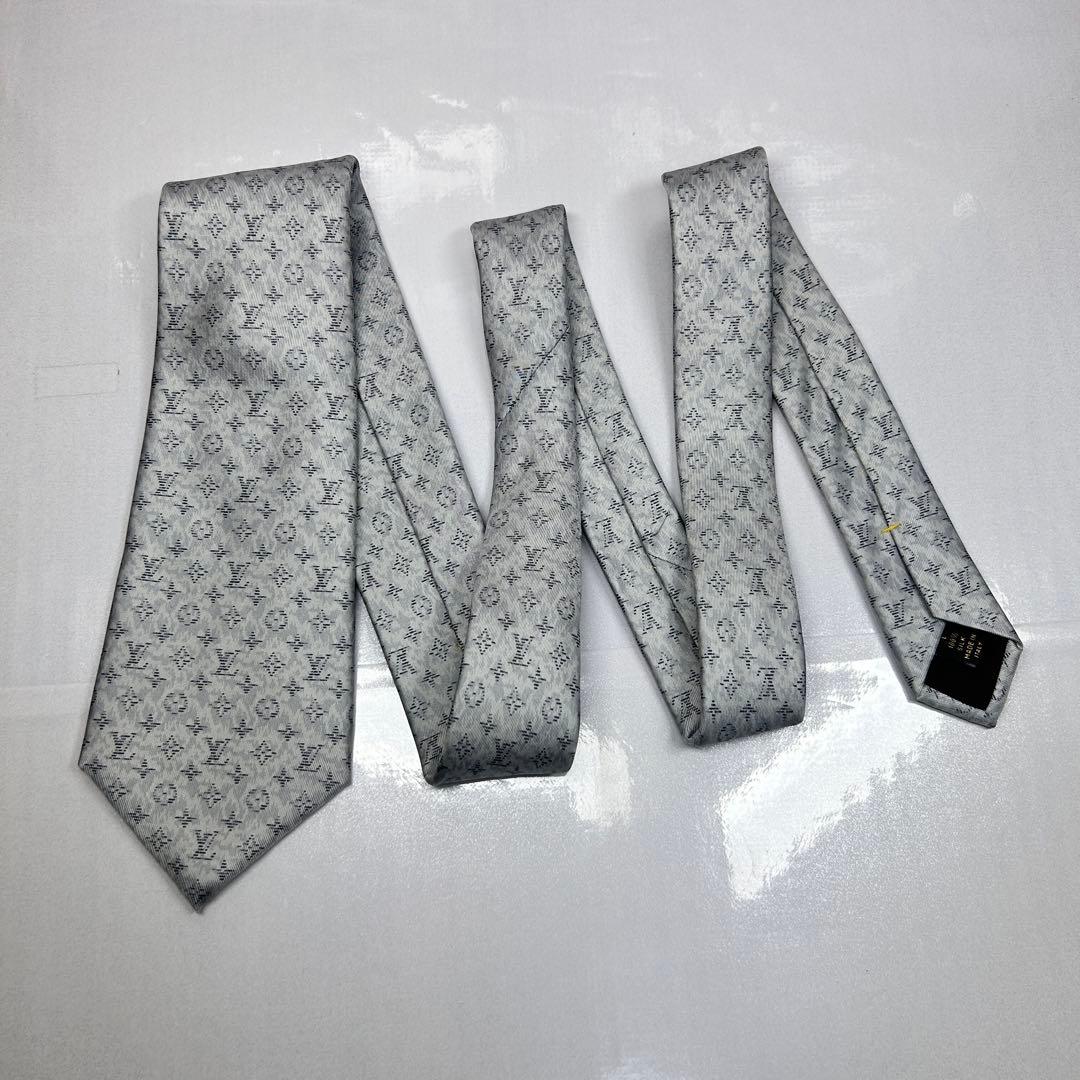 LOUIS VUITTON ルイヴィトン 極美品 ネクタイ モノグラム レア