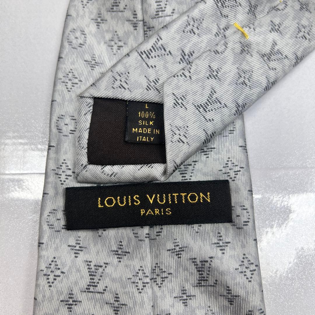 LOUIS VUITTON ルイヴィトン 極美品 ネクタイ モノグラム レア
