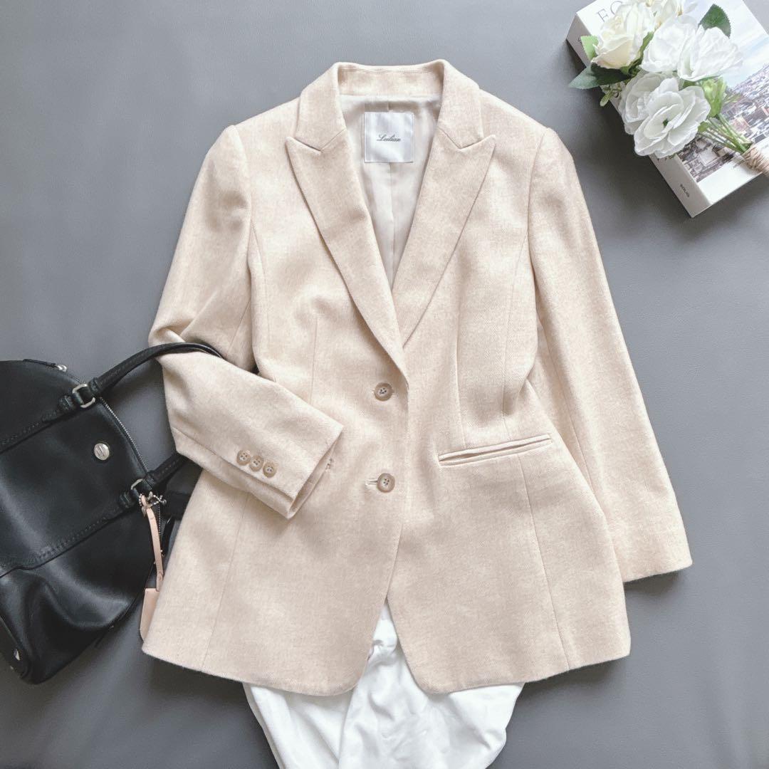 美品♡Leilian カシミヤ シルク ジャケット レリアン 現行タグ