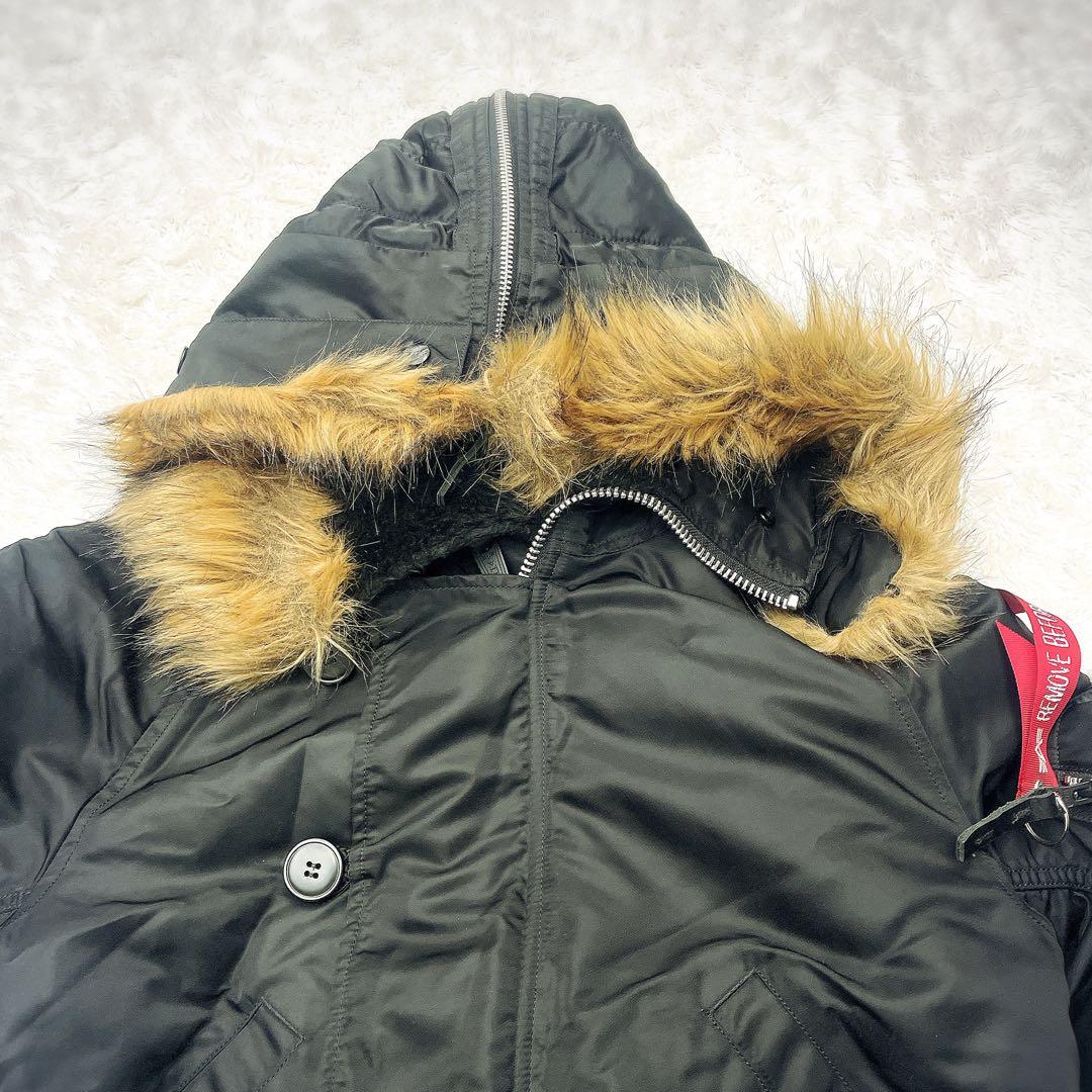 希少サイズ ALPHA アルファ N-2B フライトジャケット XS 黒 短丈