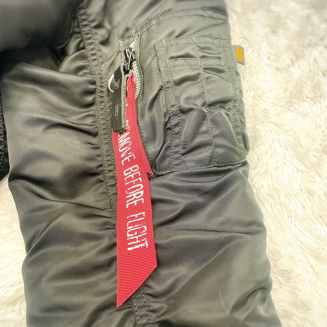 希少サイズ ALPHA アルファ N-2B フライトジャケット XS 黒 短丈