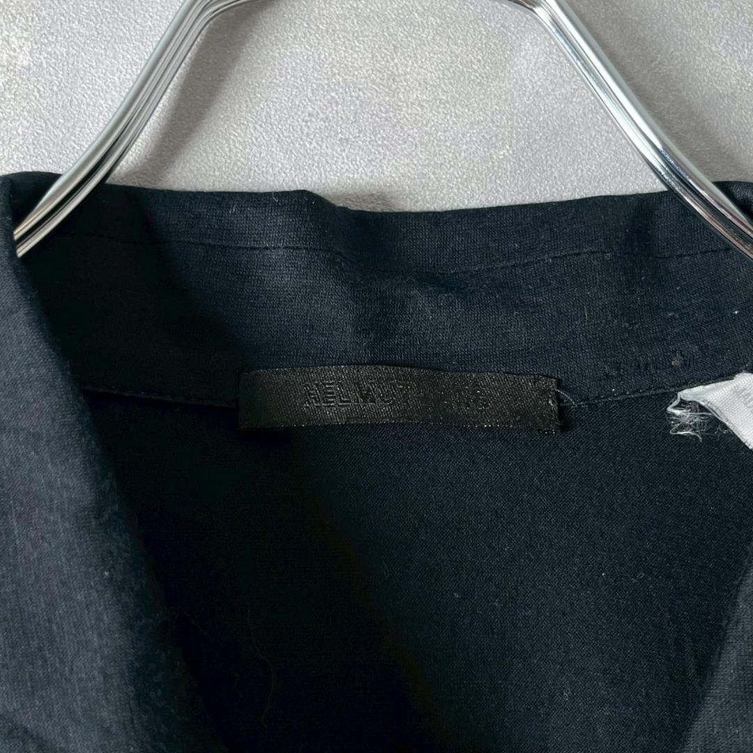 HELMUT LANG イタリア製 半袖 コットン ポロシャツ 薄手 N745