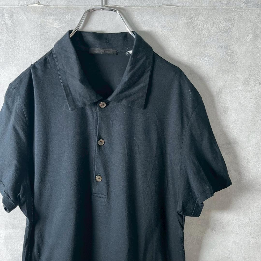 HELMUT LANG イタリア製 半袖 コットン ポロシャツ 薄手 N745