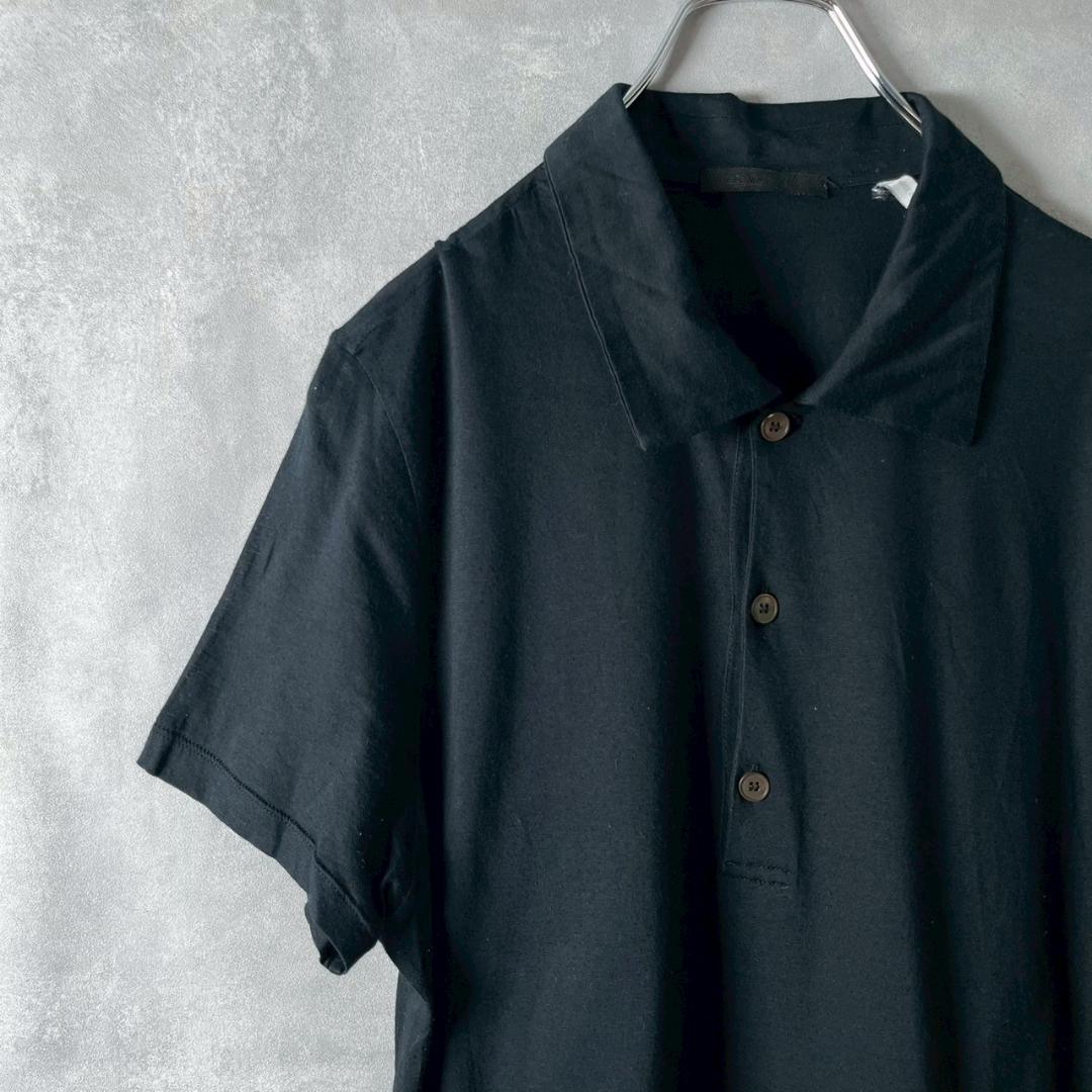 HELMUT LANG イタリア製 半袖 コットン ポロシャツ 薄手 N745