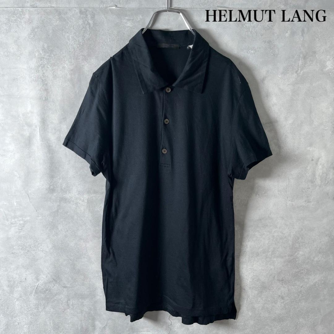 HELMUT LANG イタリア製 半袖 コットン ポロシャツ 薄手 N745