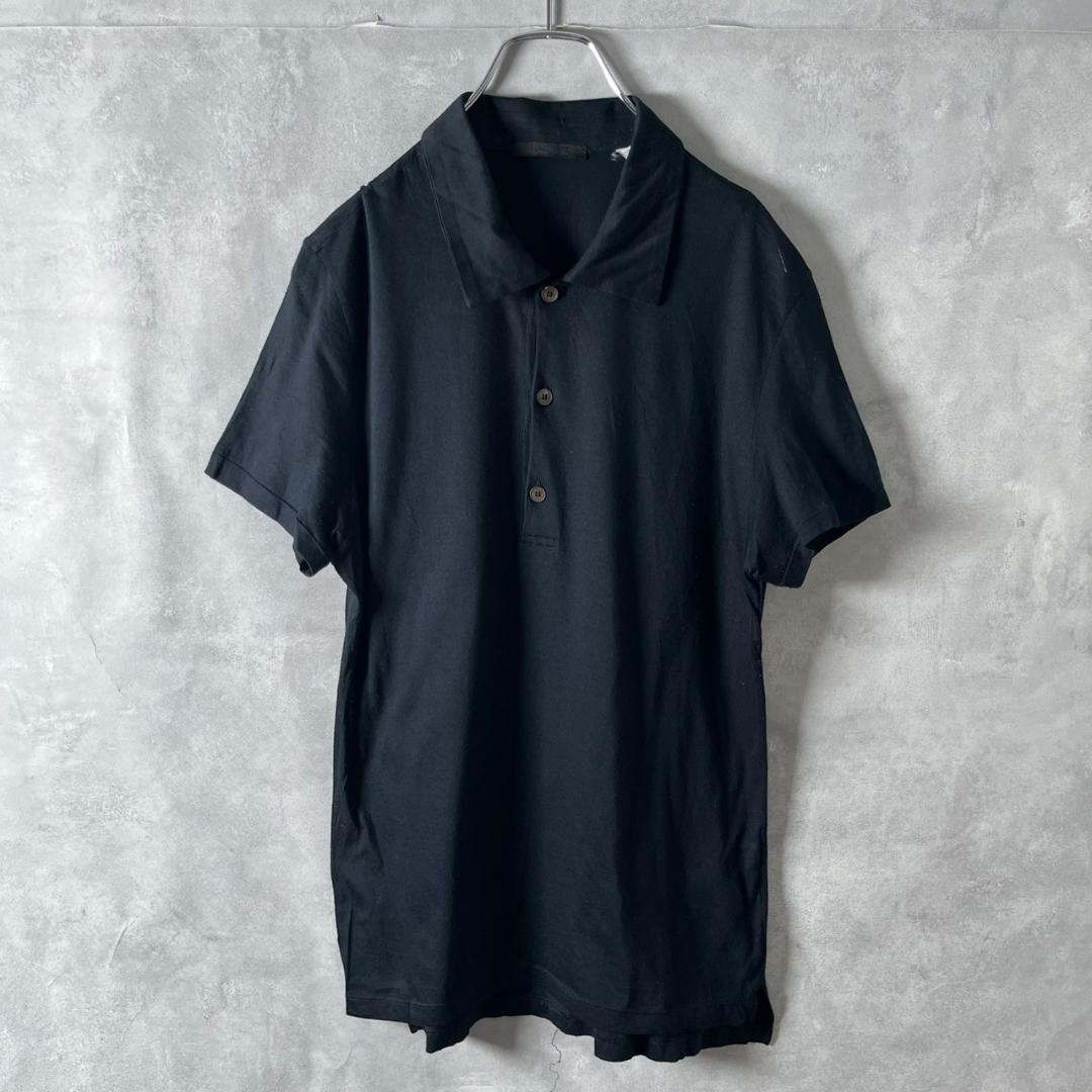 HELMUT LANG イタリア製 半袖 コットン ポロシャツ 薄手 N745