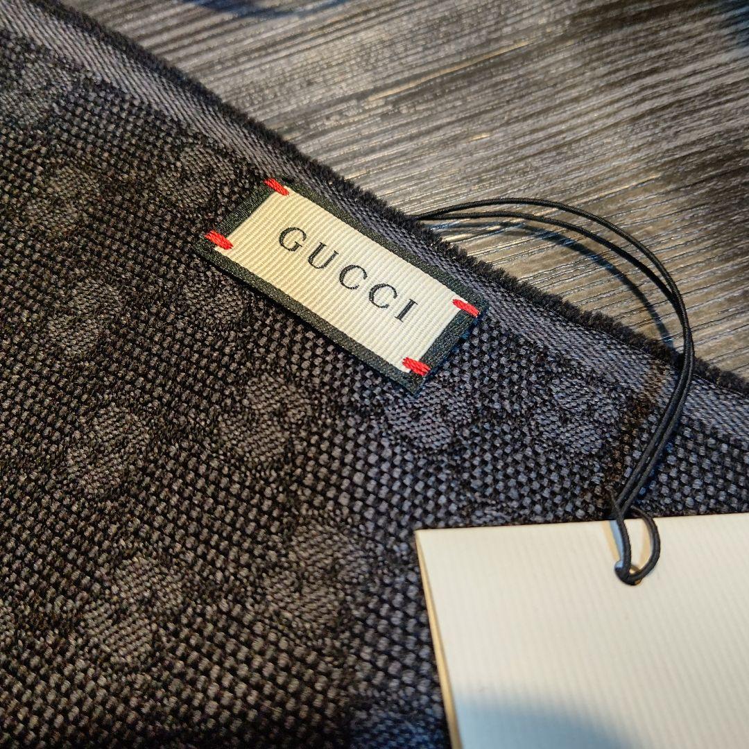 ❤専用❤GUCCI マフラースカーフ❤最高級ウール❤一番人気黒❤