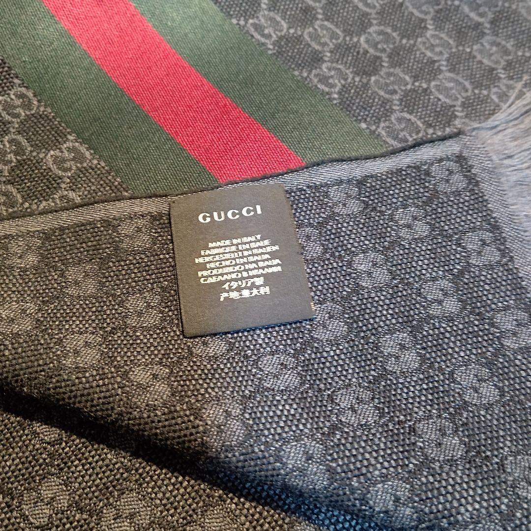 ❤専用❤GUCCI マフラースカーフ❤最高級ウール❤一番人気黒❤
