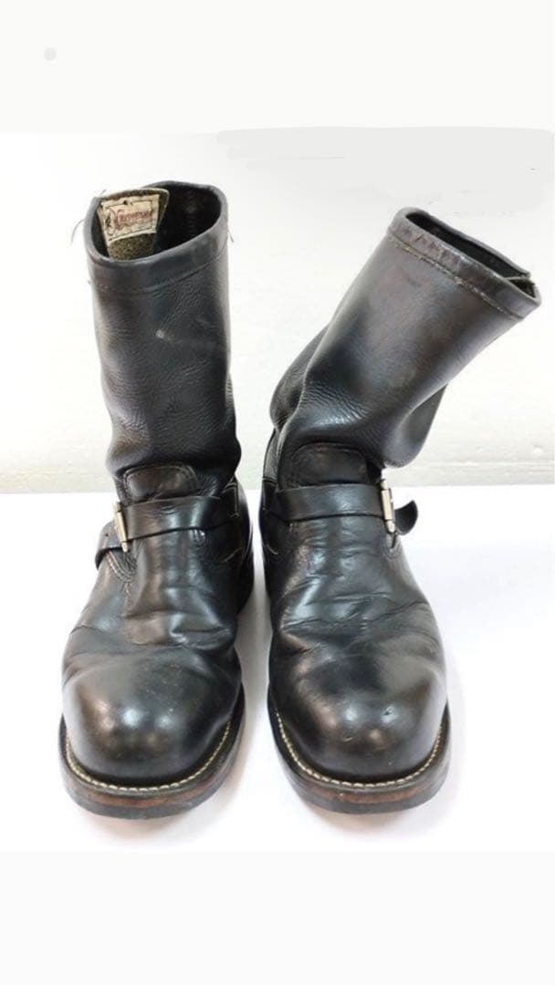 Chippewa チペワ エンジニアブーツ USA製10E ブラック 27863