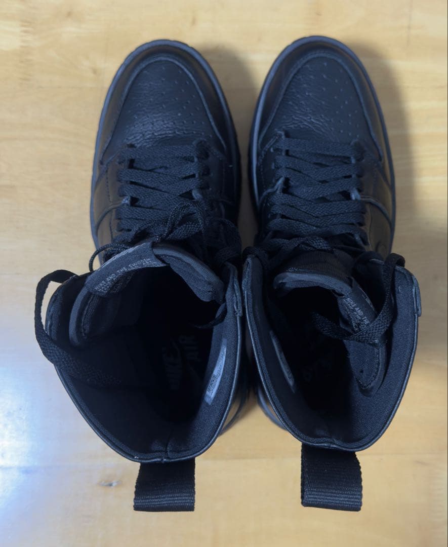 NIKE エアジョーダン1 ブルックリン ブラック 25cm