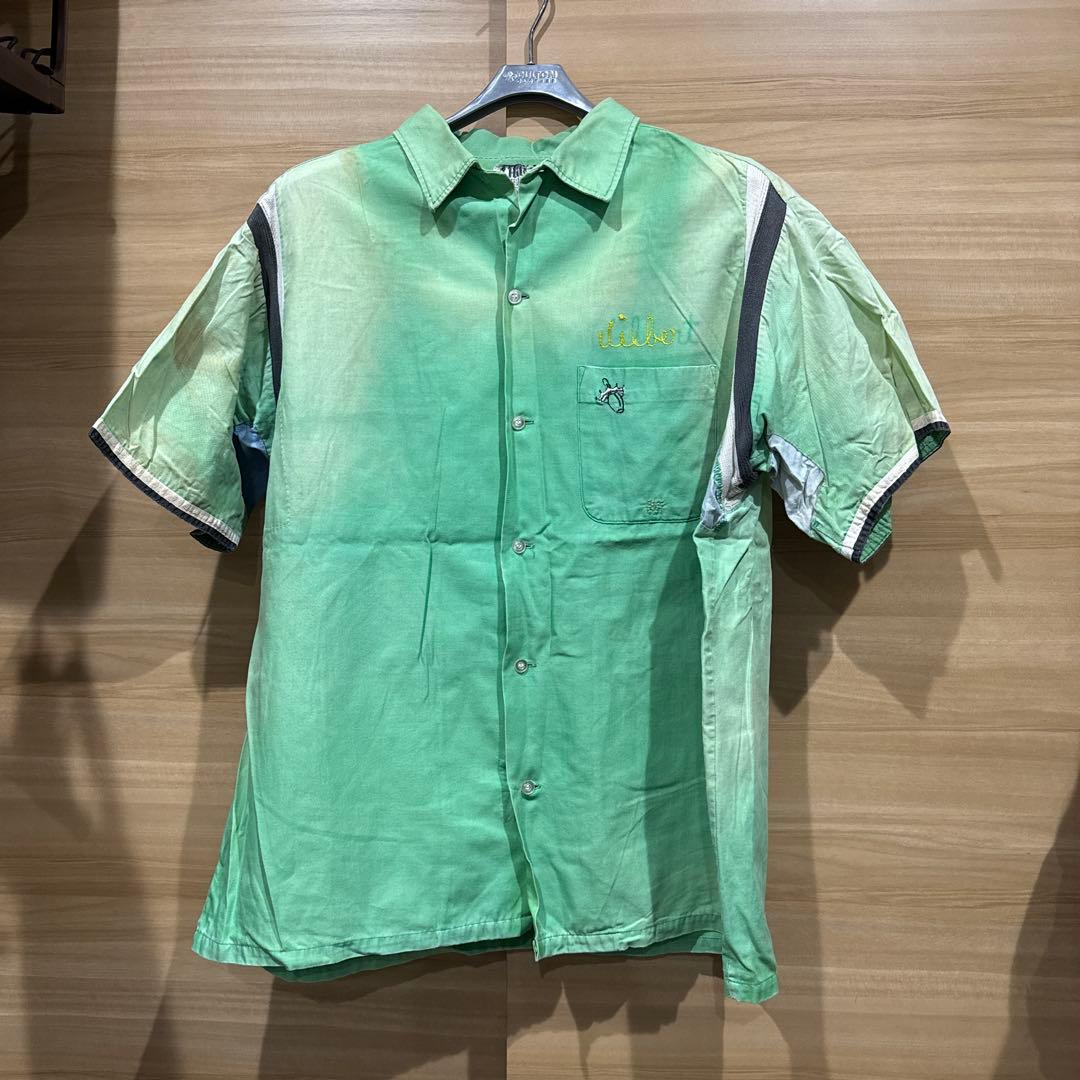 着画あり　60's 60年代 ボウリングシャツ XL