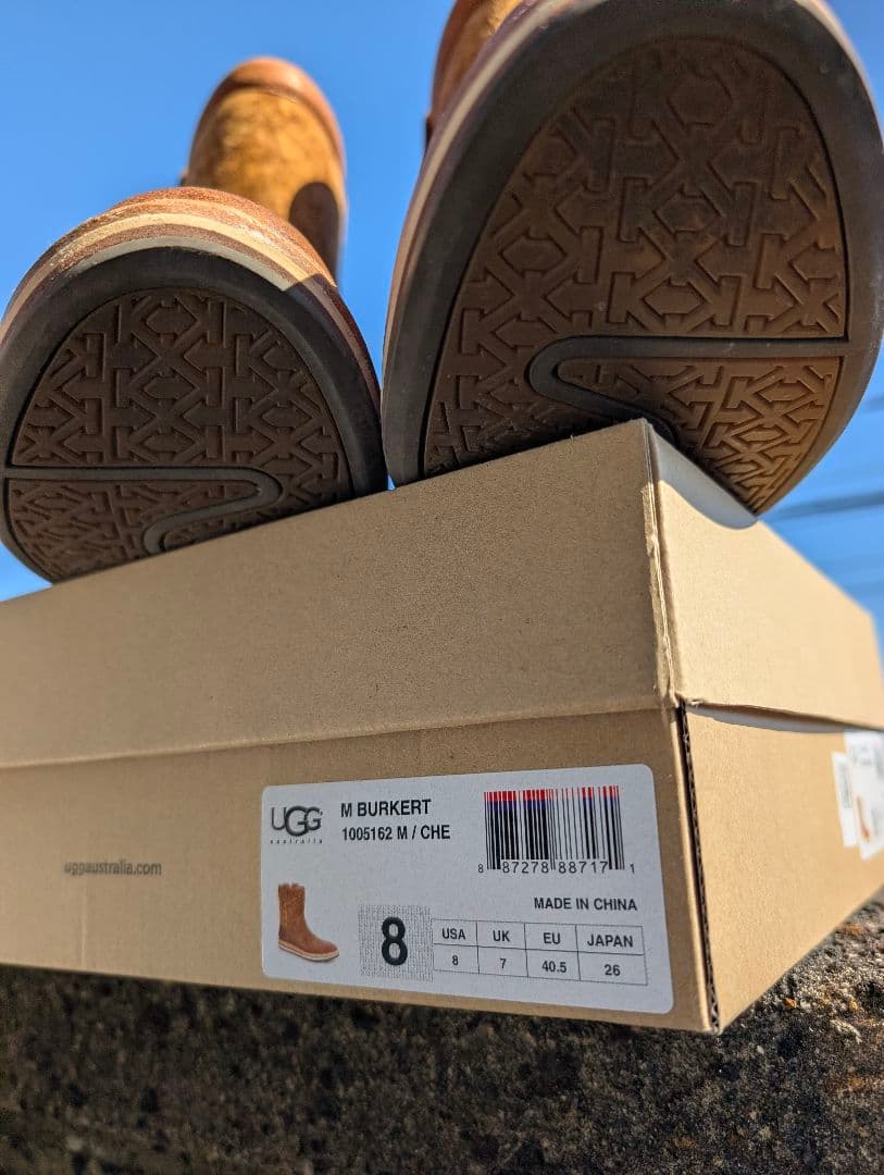 ✨2回使用✨UGG アグ ムートンブーツ BURKERT ブラウン 26㎝