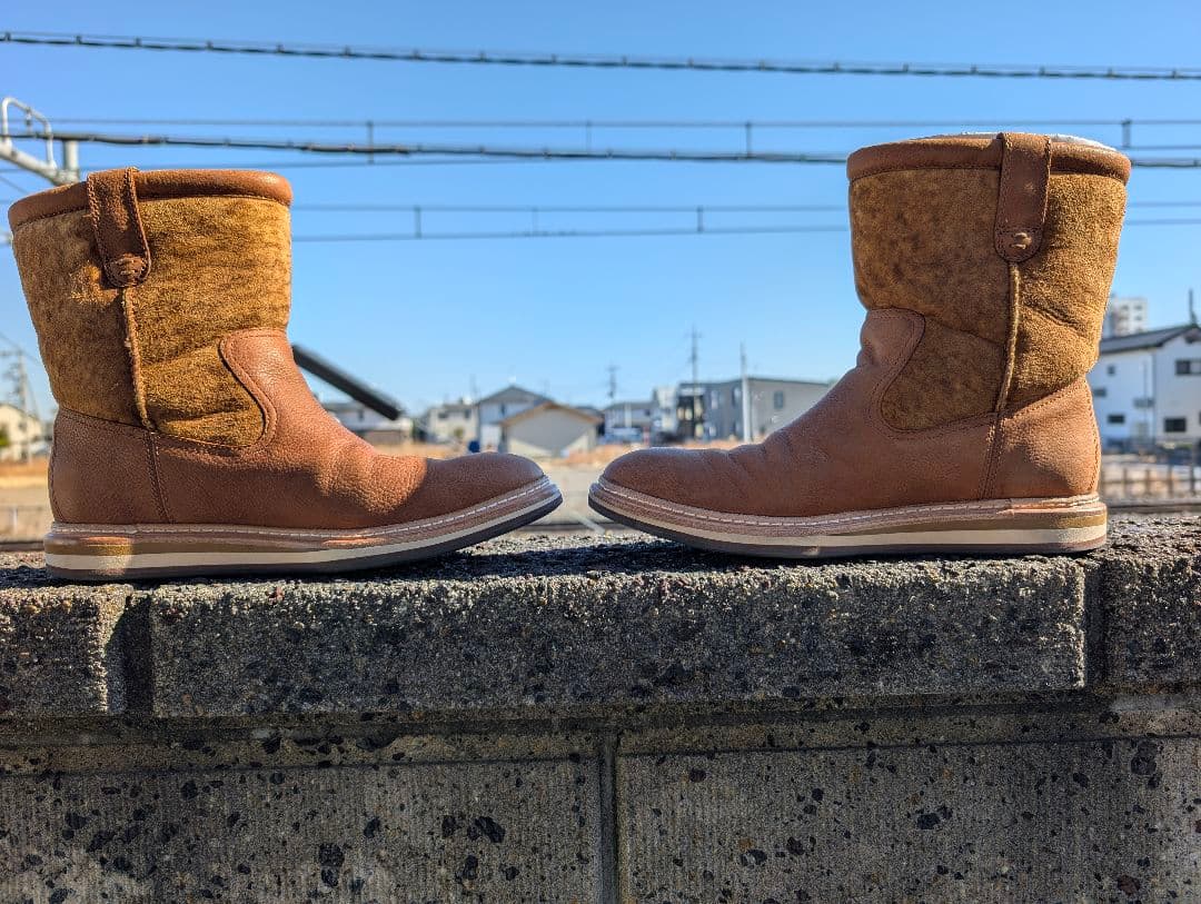 ✨2回使用✨UGG アグ ムートンブーツ BURKERT ブラウン 26㎝