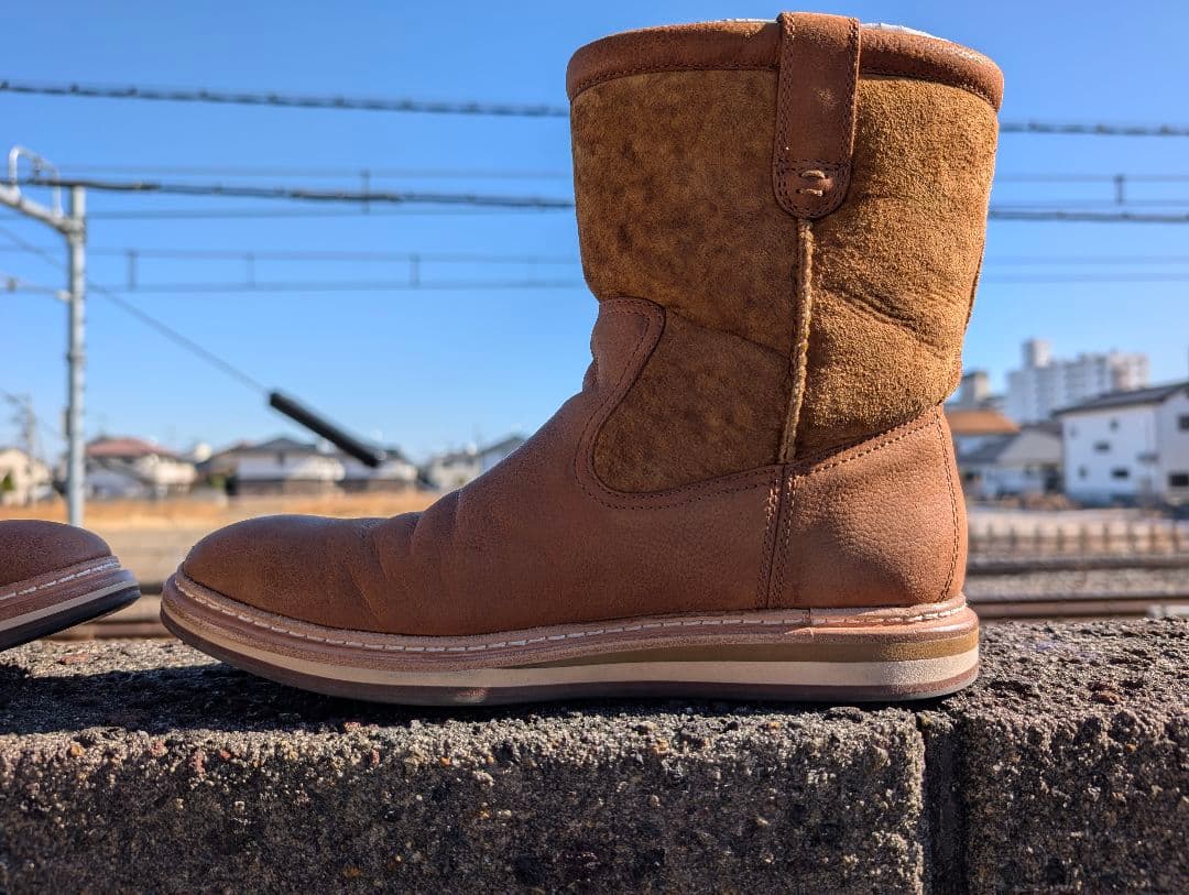✨2回使用✨UGG アグ ムートンブーツ BURKERT ブラウン 26㎝