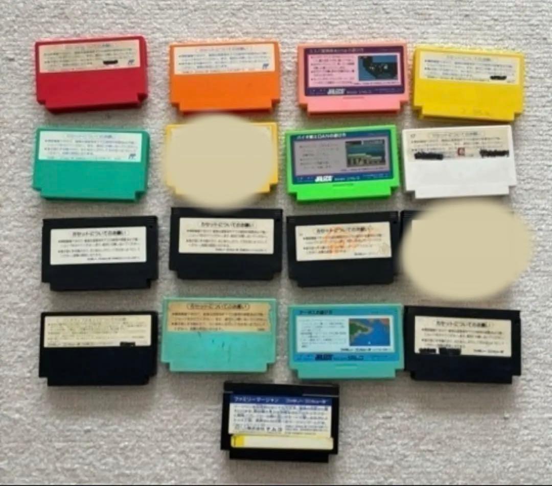 ファミコン互換機　ソフト16本　バラ売り可