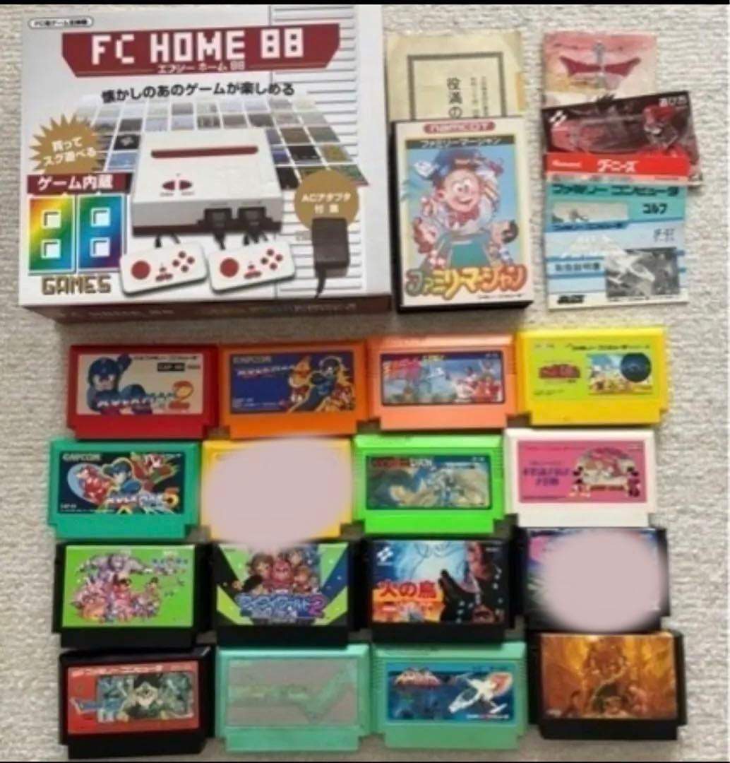 ファミコン互換機　ソフト16本　バラ売り可