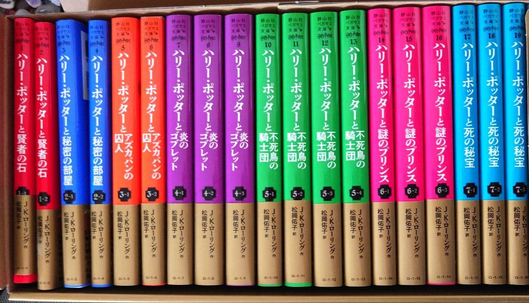 ハリー・ポッター 新装版 全20巻セット 静山社ペガサス文庫 25周年限定BOX