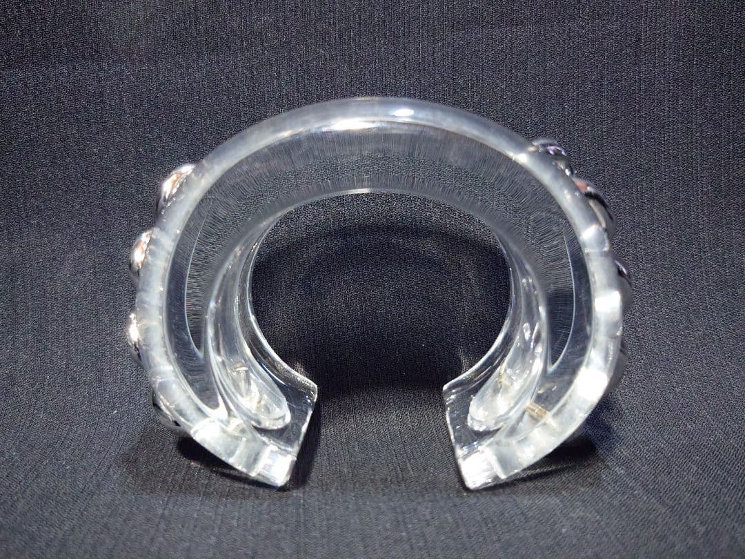 Christian Dior アクリル✕チェーン バングル