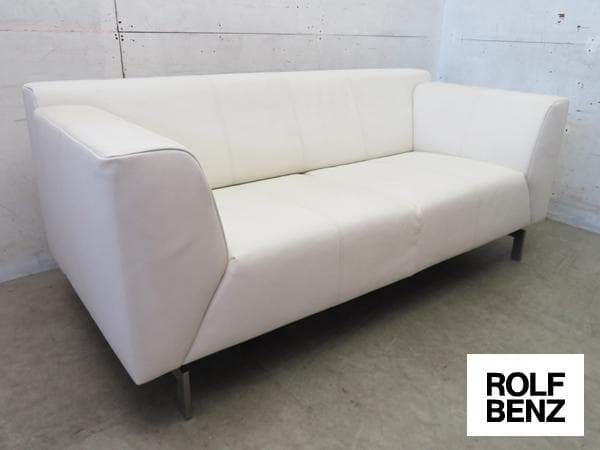 美品■IDC大塚■ロルフベンツ■総革■LINEA■91.3万■2人掛けソファ