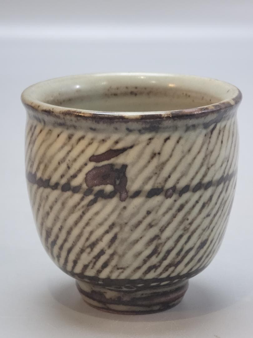 島岡達三 作 象嵌湯呑 共箱 未使用 人間国宝 DT547