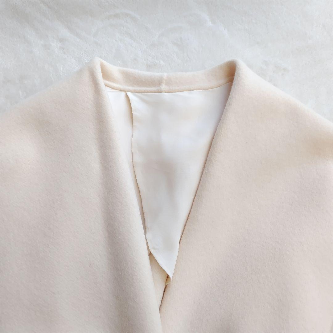 あ*！様 極美品✨アナイ 定価10万 シャルムビーバーショールカラーコート 36