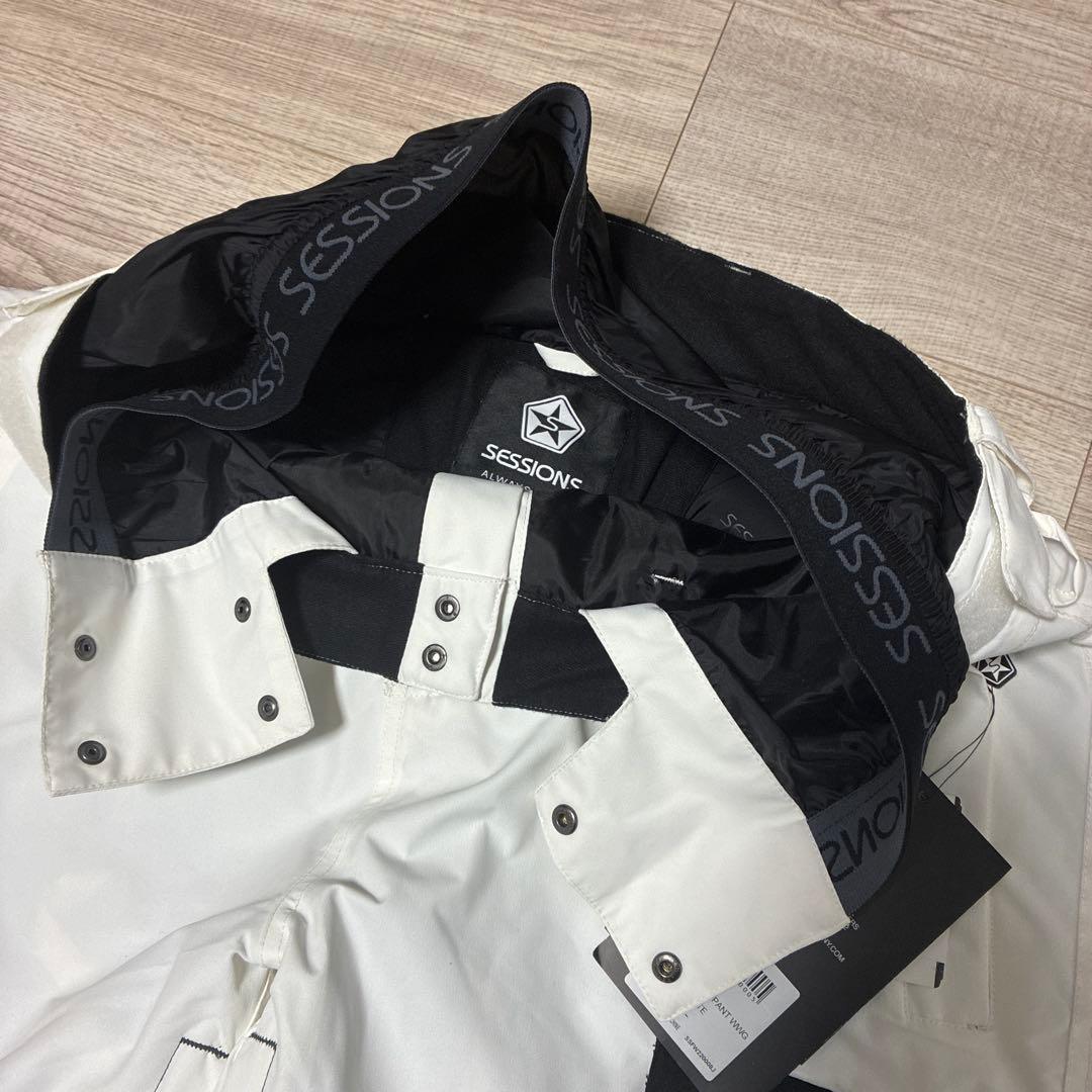 定価3.7万未使用 セッションズ MAJOR CARGO スノボパンツ XL 白