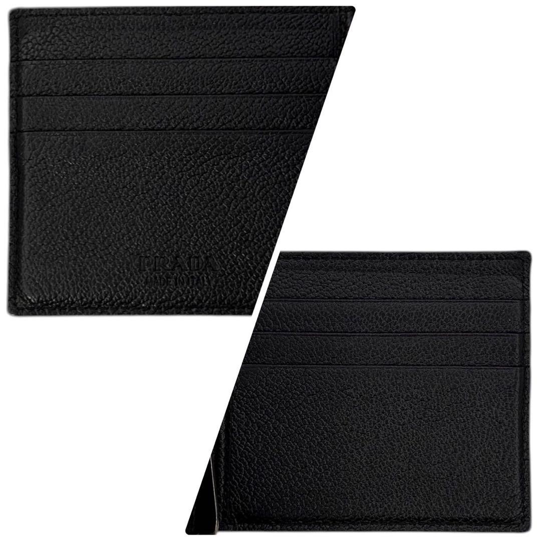 美品 プラダ ヴィッテロダイノ マネークリップ 財布 札入れ カード ICタグ