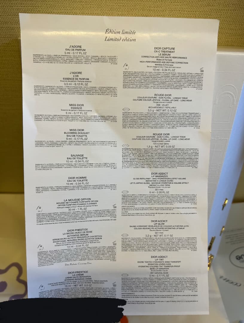 【新品未使用】Dior2025 クリスマスコフレ アドヴェントカレンダー限定品