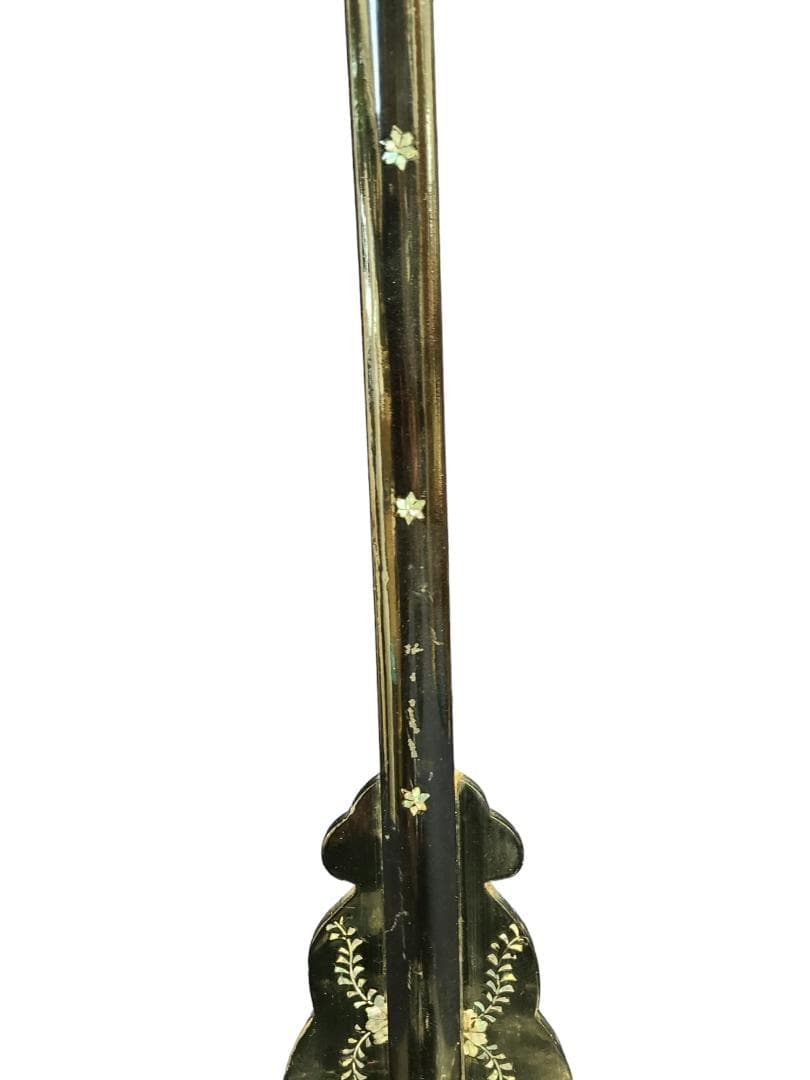 高級刀掛け2 螺鈿 1本掛け 約66ｘ26ｘ20 日本刀 真剣 骨董 0118