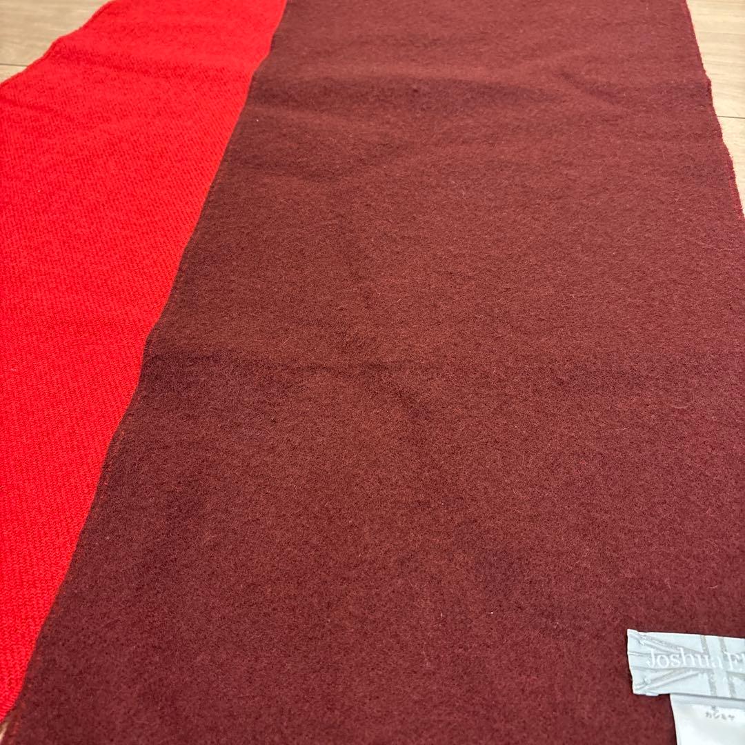 Joshua Ellis ウール×カシミヤ ストール 30㎝×180㎝