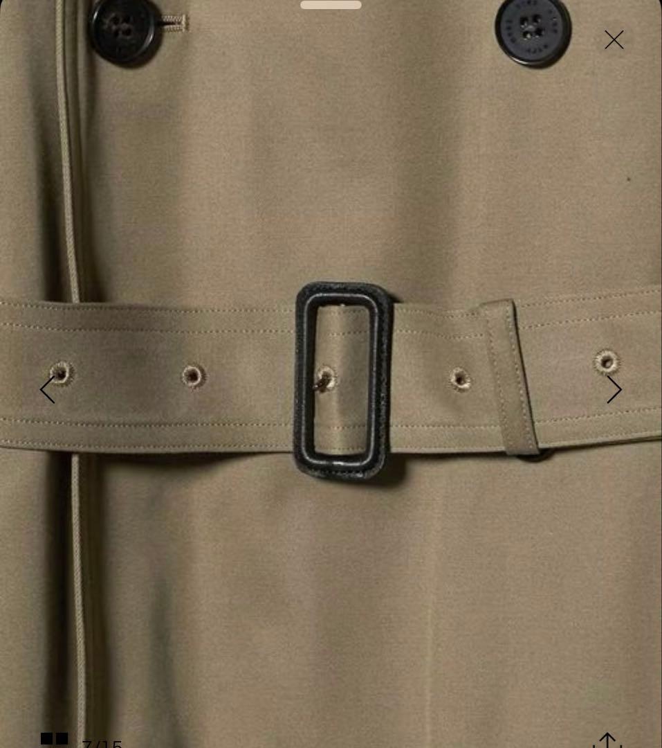 新品タグ付＜HYKE＞レギュラー トレンチ コート