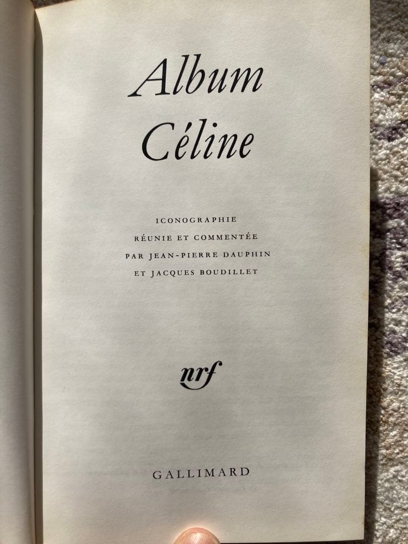 Album Céline - Gallimard