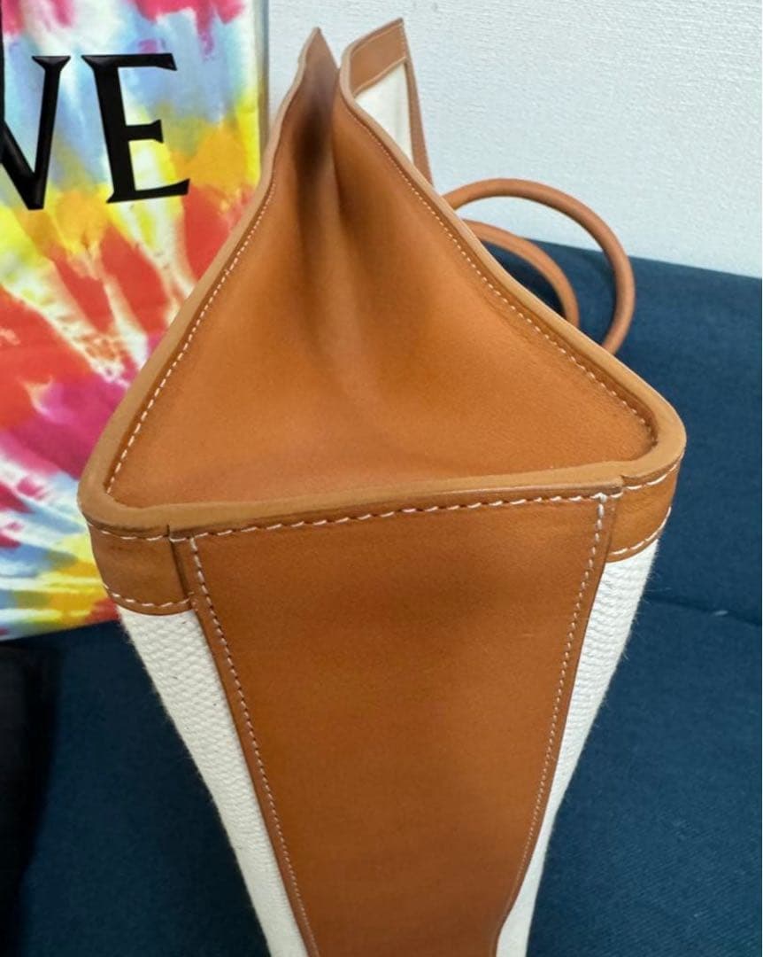 た*ん様 CELINE トートバッグ ラージ バーティカル カバ コットンキャン